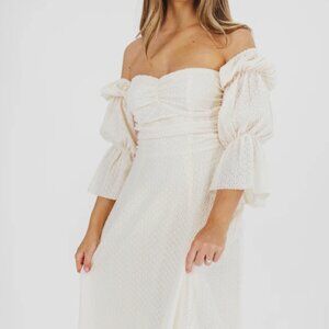 Worth Collective Corrine Tiered Sleeve Maxi Dress